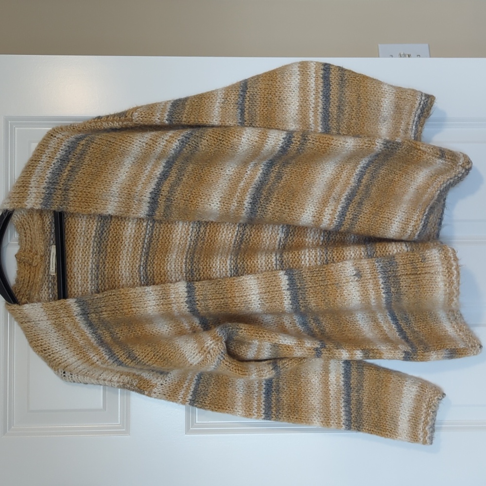 Anthropologie Moira Striped Cardigan